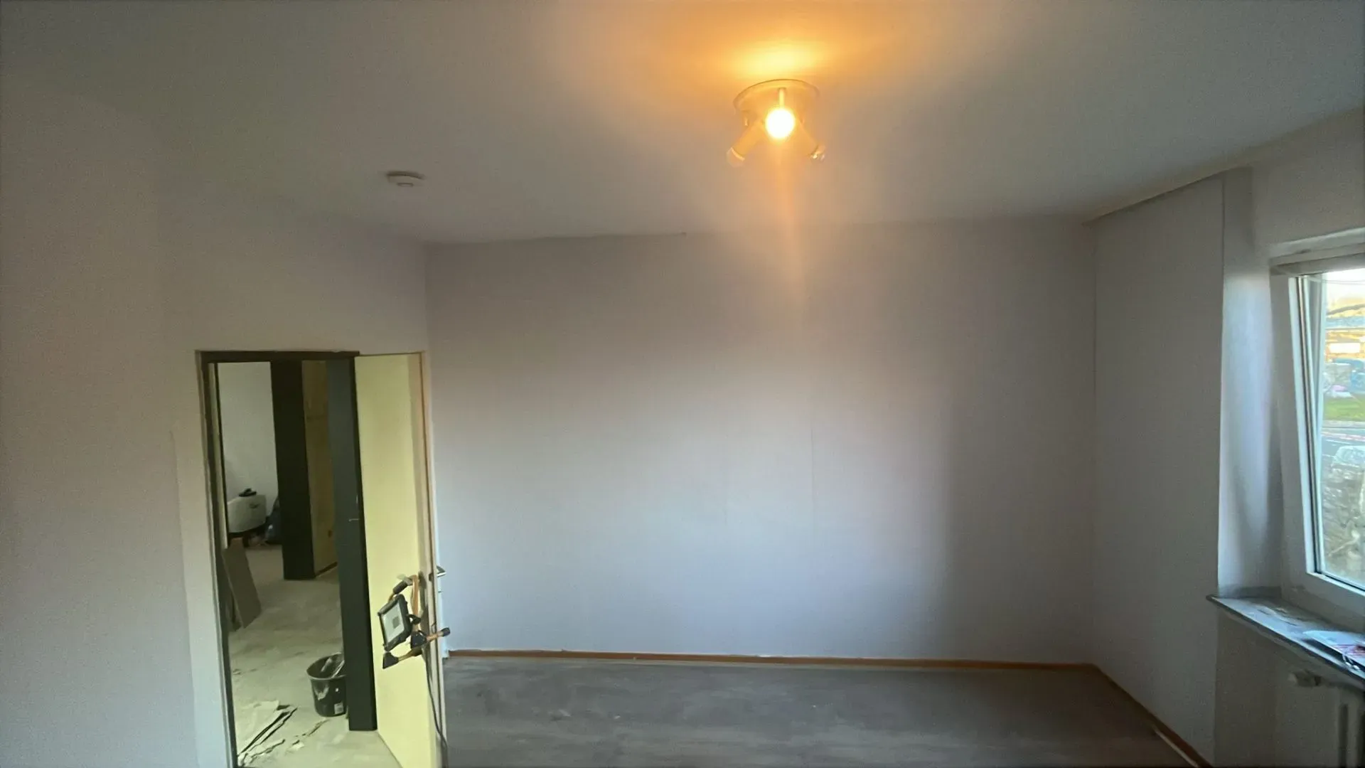 Wohnraum komplett renoviert